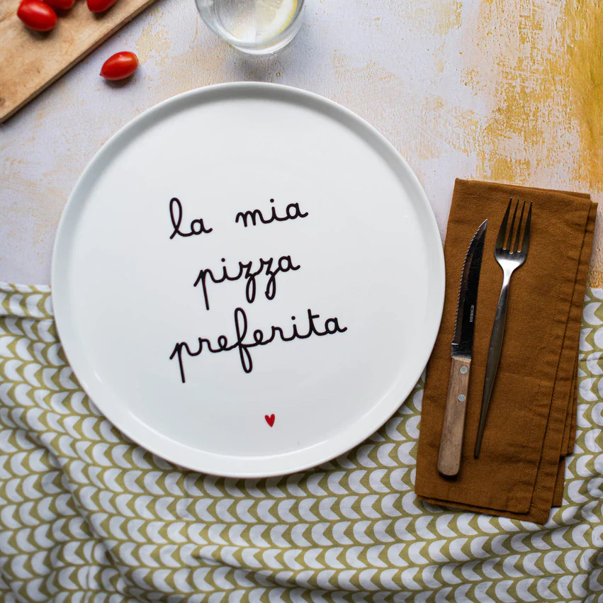 PIATTO PIZZA - LA MIA PIZZA PREFERITA - Woodlume