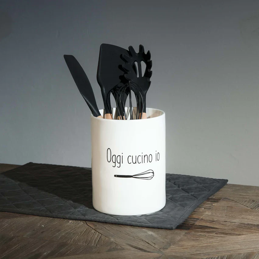 PORTA UTENSILI OGGI CUCINO IO - Woodlume