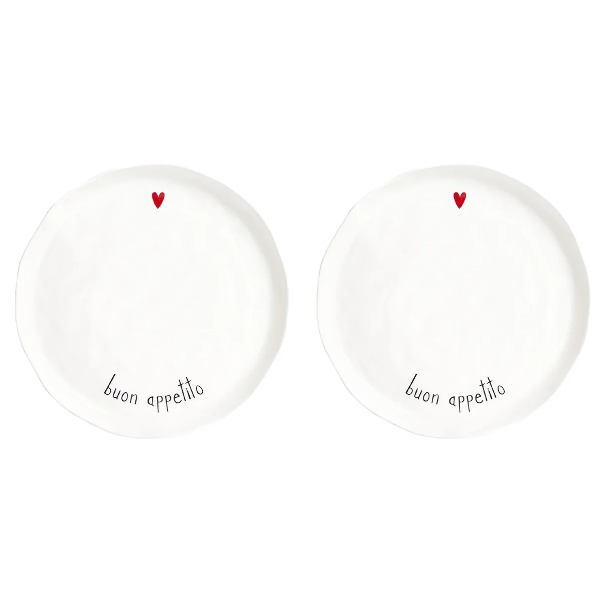 SET 2 PIATTI PIANI BUON APPETITO - Woodlume