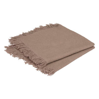 SET 2 TOVAGLIOLI CON FRANGE - GRIGIO - Woodlume