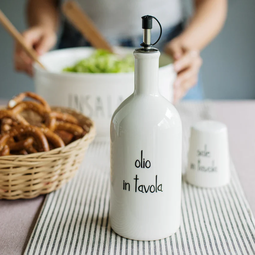 BOTTIGLIA IN GRES OLIO IN TAVOLA - Woodlume