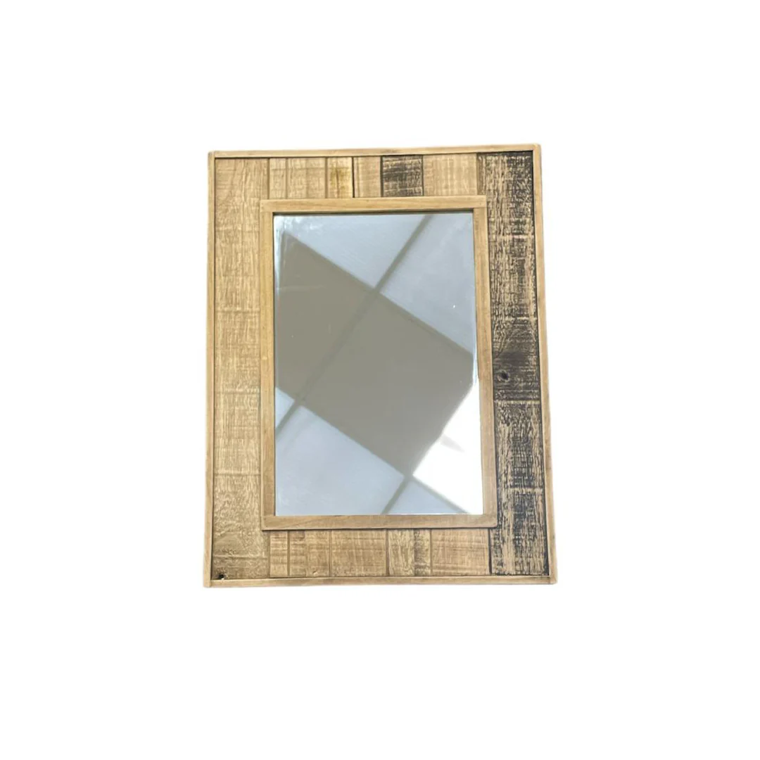 SPECCHIO CON CORNICE IN LEGNO - Woodlume