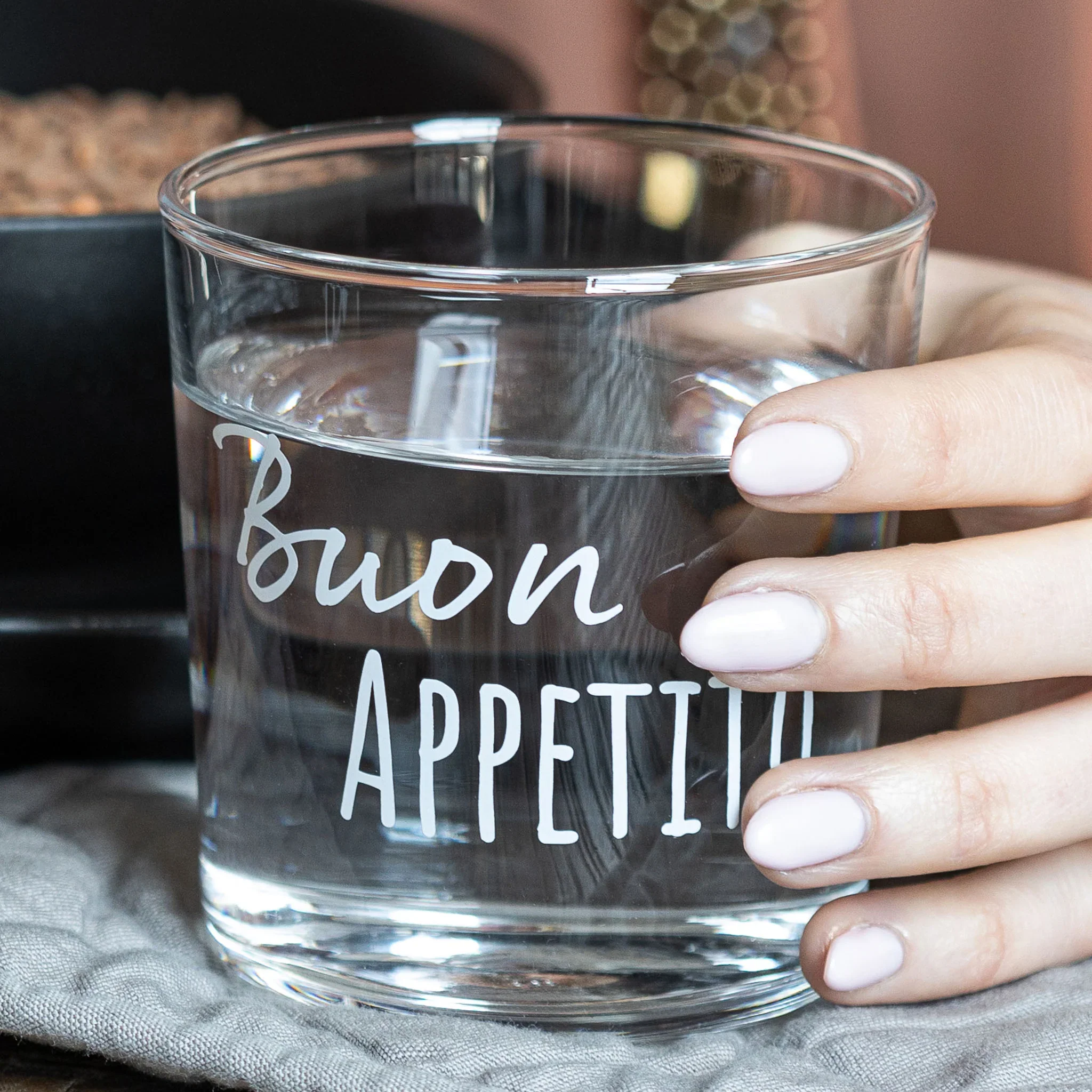BICCHIERE BUON APPETITO - Woodlume