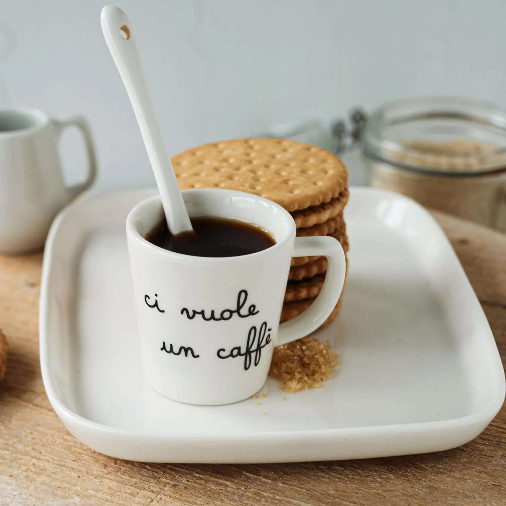 SET 2 TAZZINE ESPRESSO CI VUOLE UN CAFFÈ - Woodlume