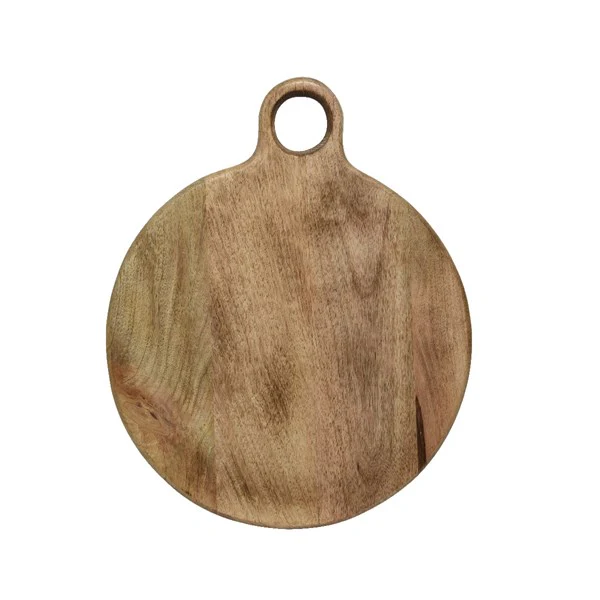 TAGLIERE CON MANICO - ROTONDO - Woodlume