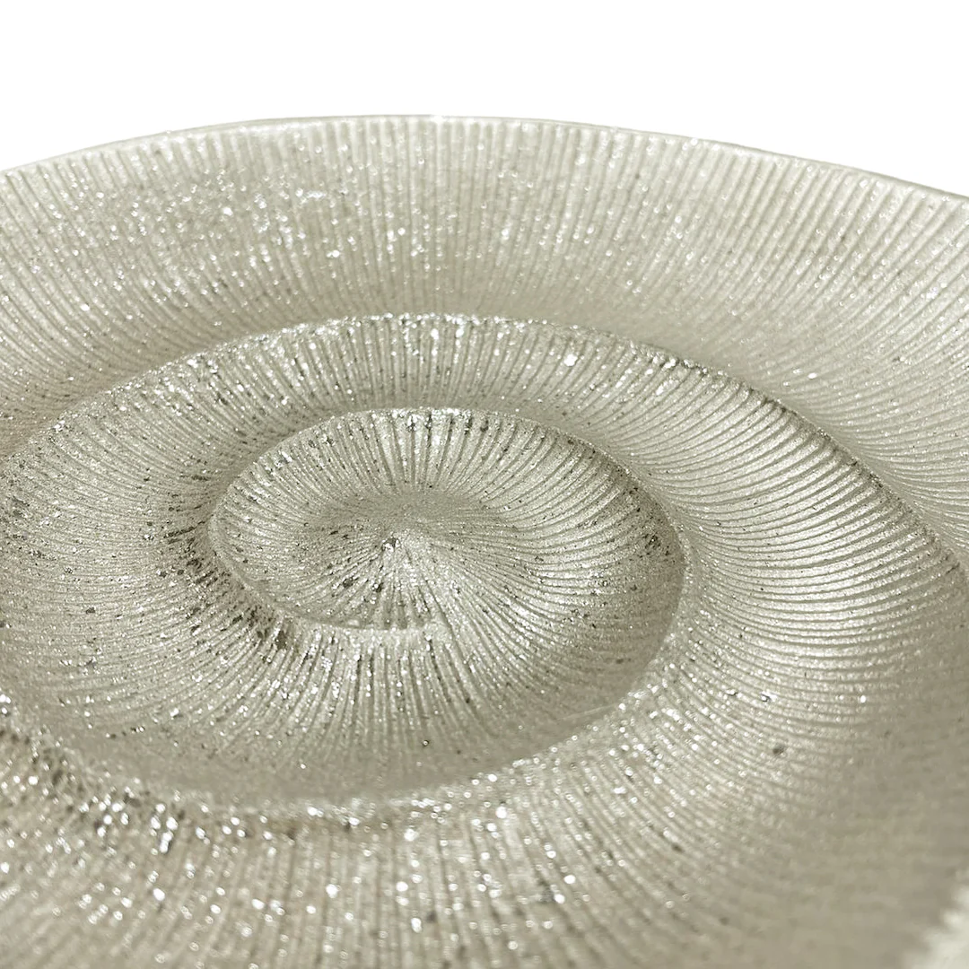 PIATTO DECORATIVO CONCHIGLIA SILVER - Woodlume