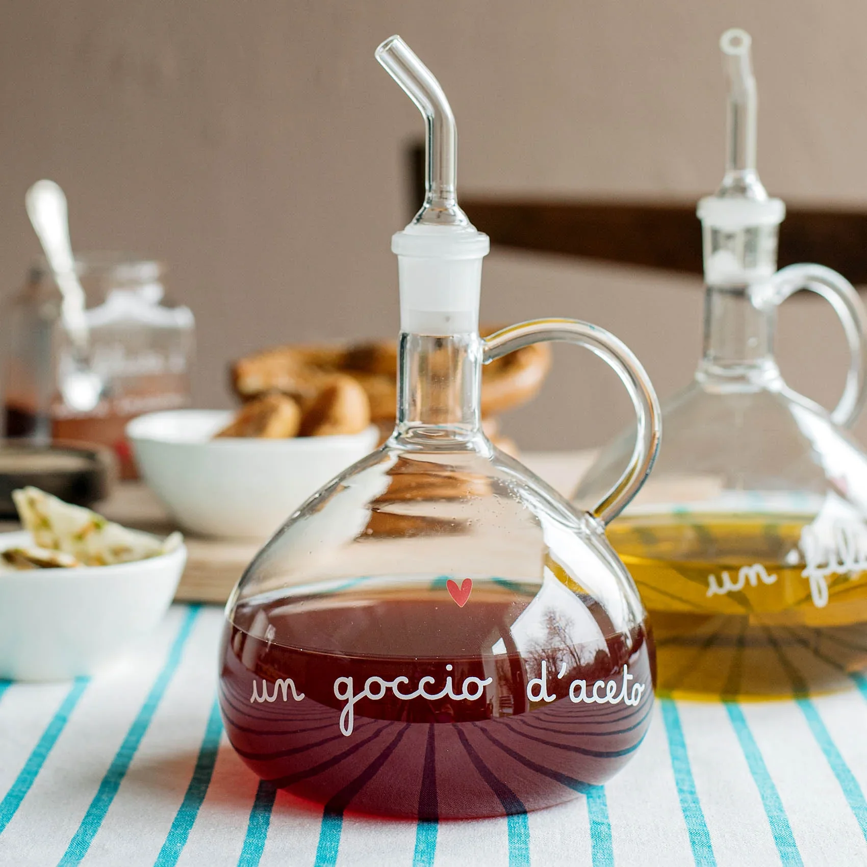 BOTTIGLIA ACETO BOMBATA UN GOCCIO D'ACETO - Woodlume