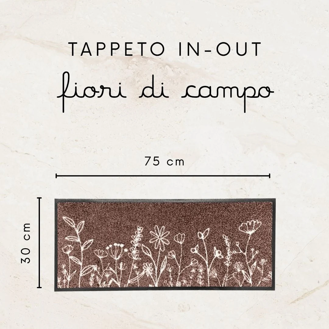 TAPPETO IN-OUT FIORI DI CAMPO WOODLUME - Woodlume