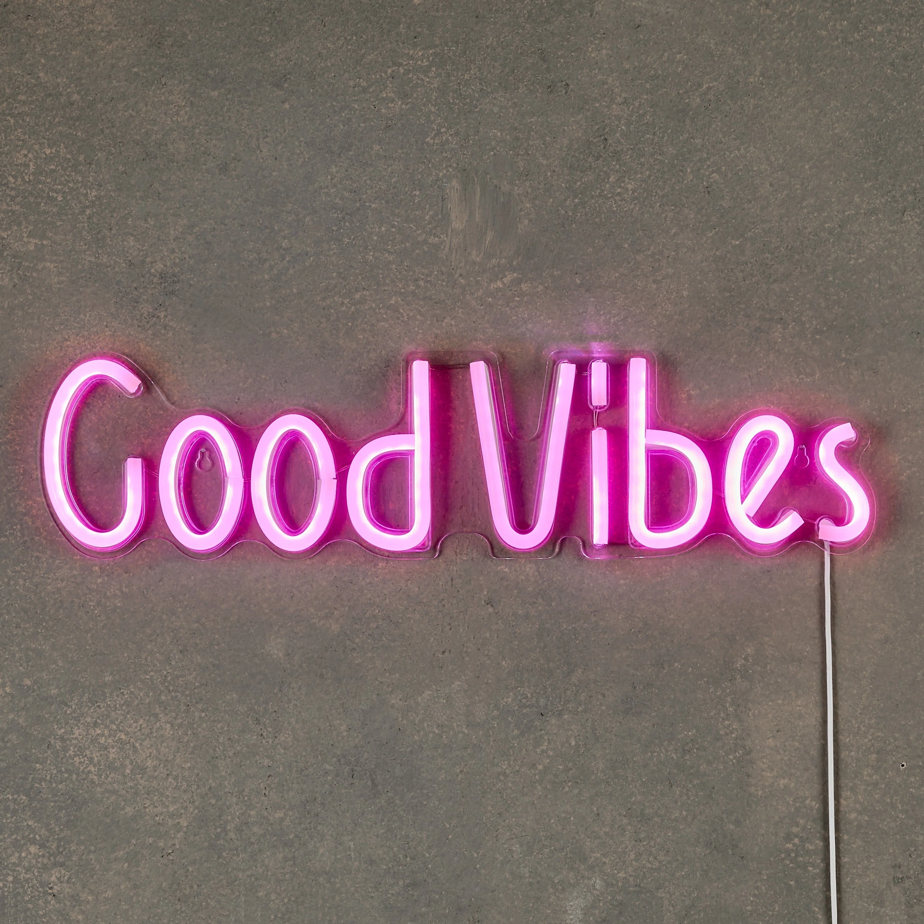 SCRITTA LED GOOD VIBES - Woodlume