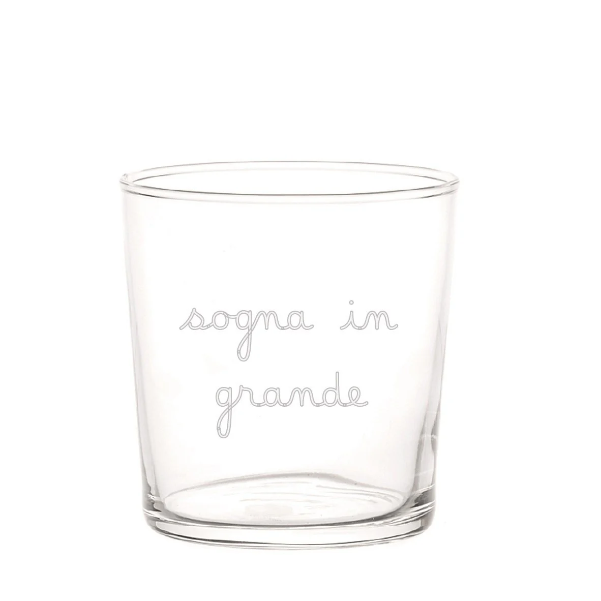 BICCHIERE SOGNA IN GRANDE - Woodlume