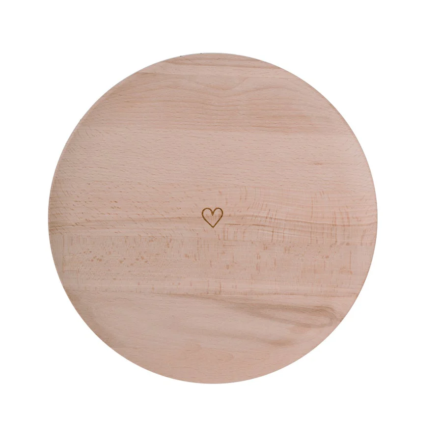 PIATTO ROTONDO IN LEGNO - Woodlume