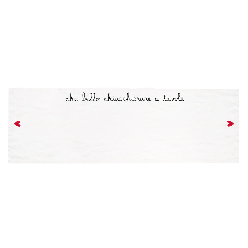 RUNNER CHE BELLO CHIACCHIERARE A TAVOLA - Woodlume