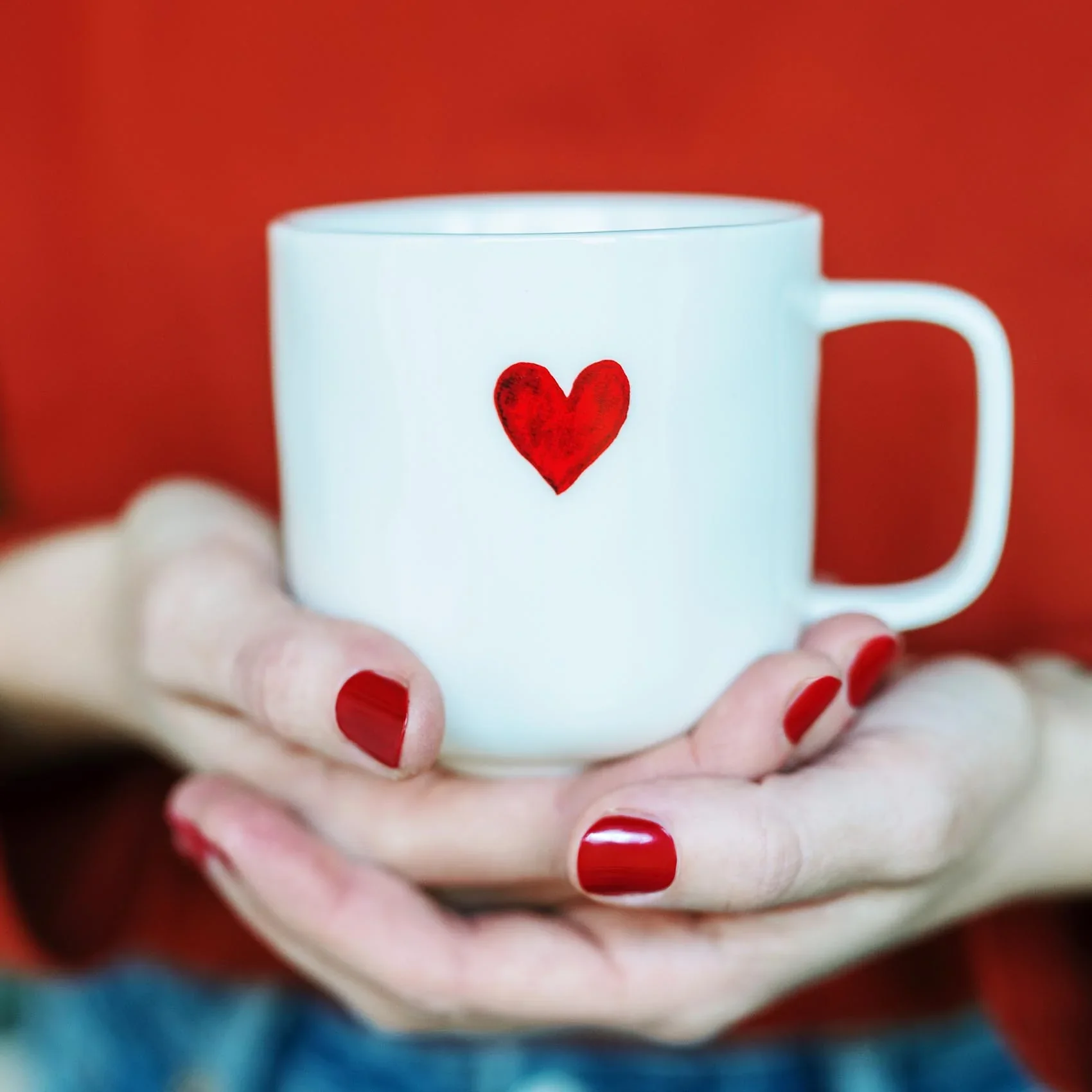 TAZZA CUORE ROSSO - Woodlume