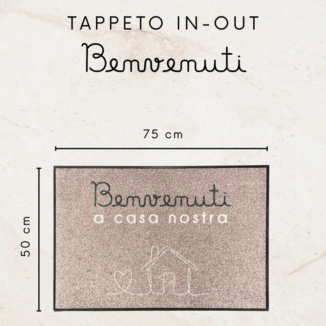 TAPPETO IN-OUT BENVENUTI WOODLUME - Woodlume