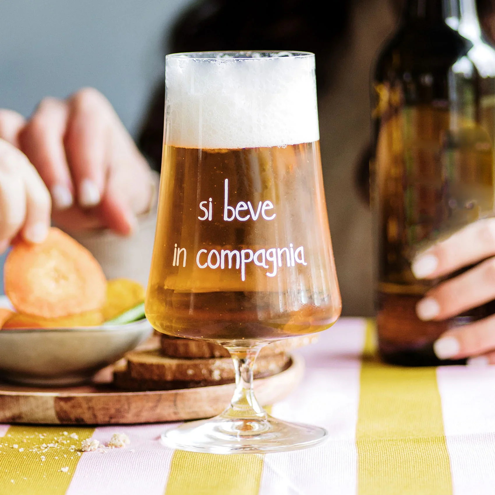 SET 2 CALICI SI BEVE IN COMPAGNIA - Woodlume