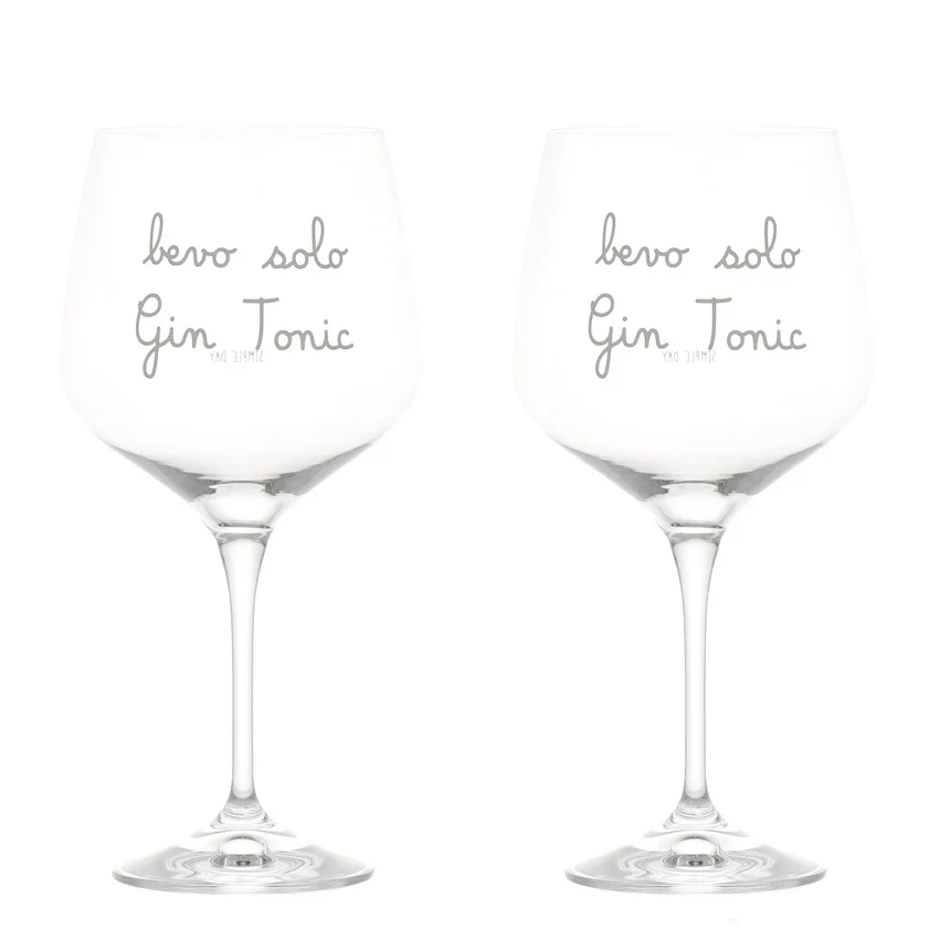 SET 2 CALICI BEVO SOLO GIN TONIC - Woodlume