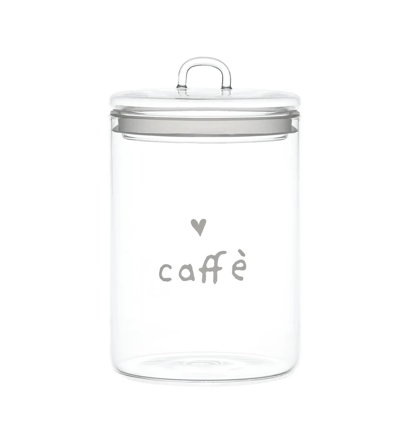 BARATTOLO CAFFÈ CUORE - BIANCO - Woodlume