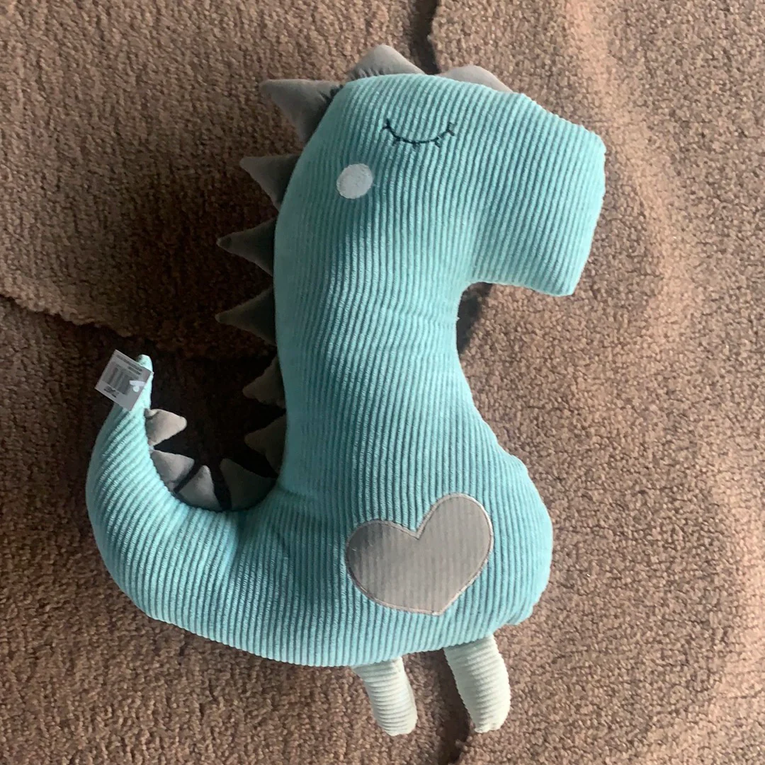 CUSCINO DINOSAURO - GRIGIO E BIANCO - Woodlume