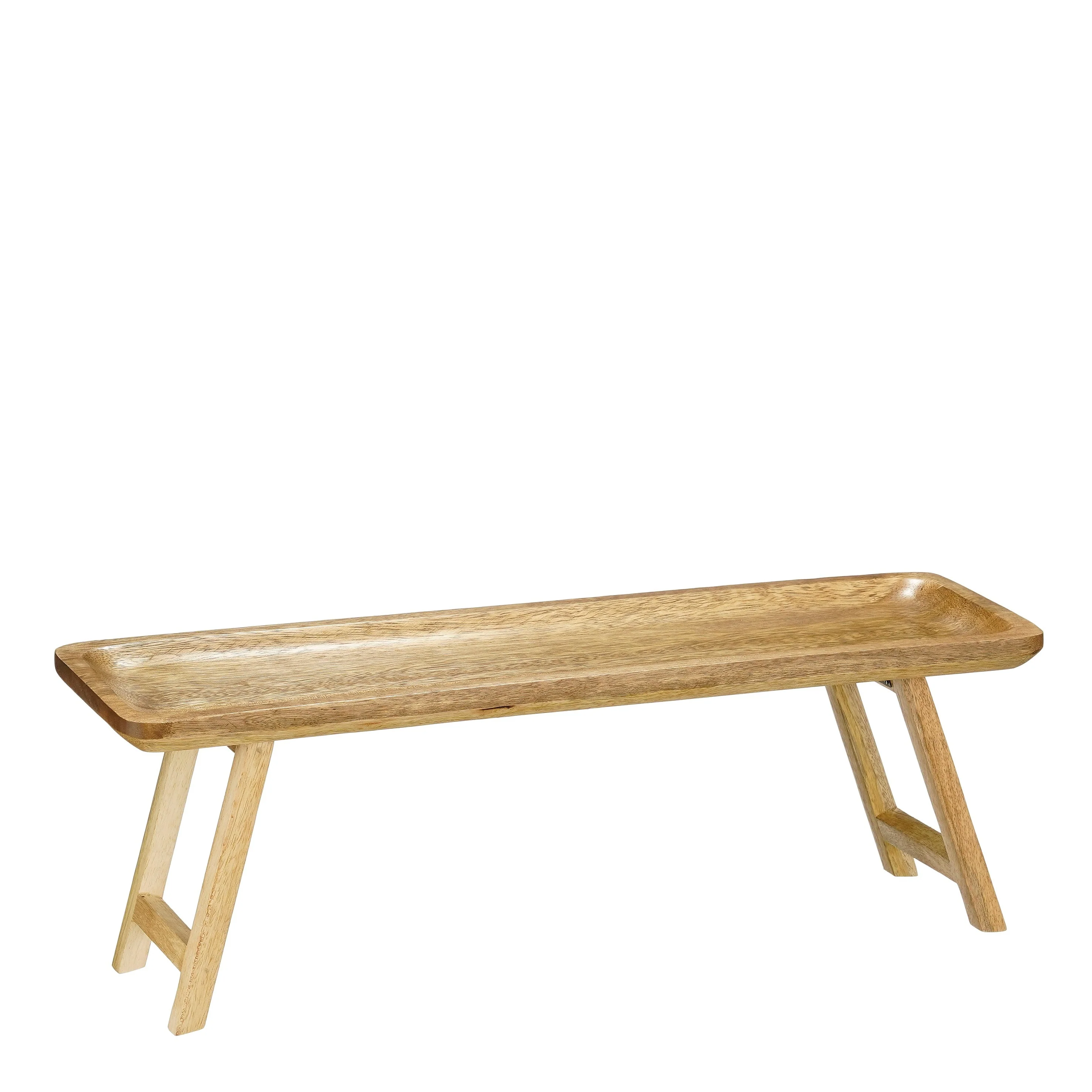 VASSOIO IN LEGNO RIALZATO - GRANDE - Woodlume