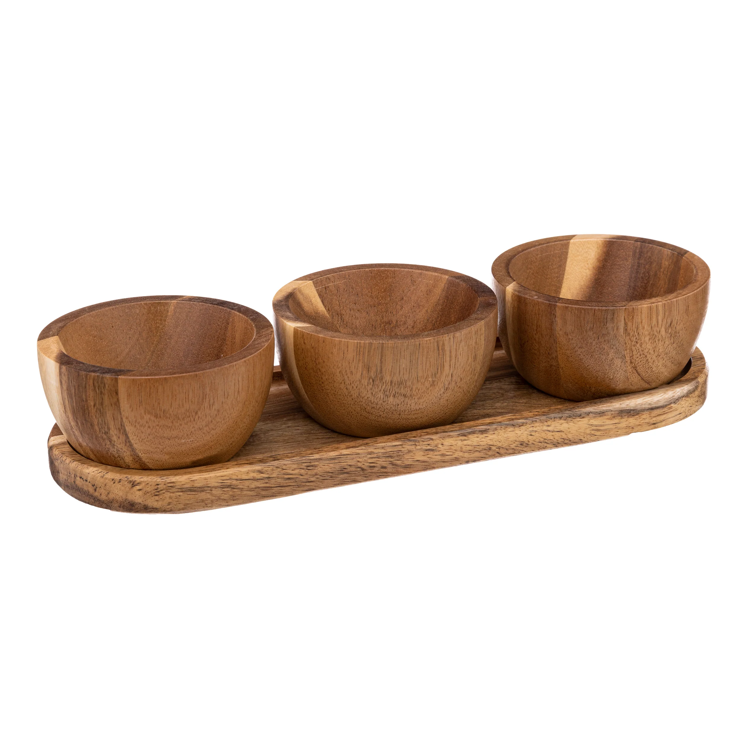 SET DA APERITIVO IN LEGNO DI ACACIA - Woodlume