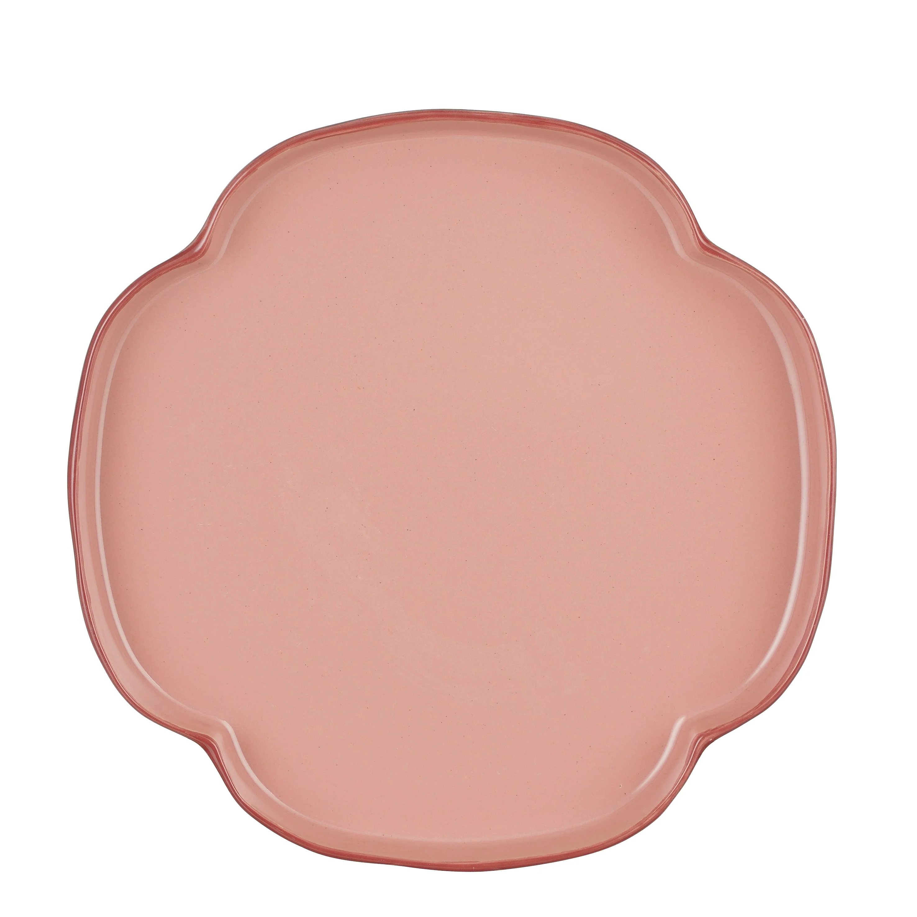 PIATTO QUADRIFOGLIO - ROSA GRANDE - Woodlume