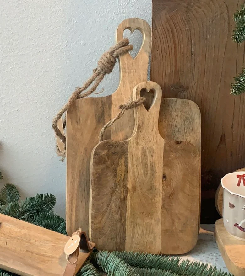 TAGLIERE MANICO A CUORE - GRANDE - Woodlume