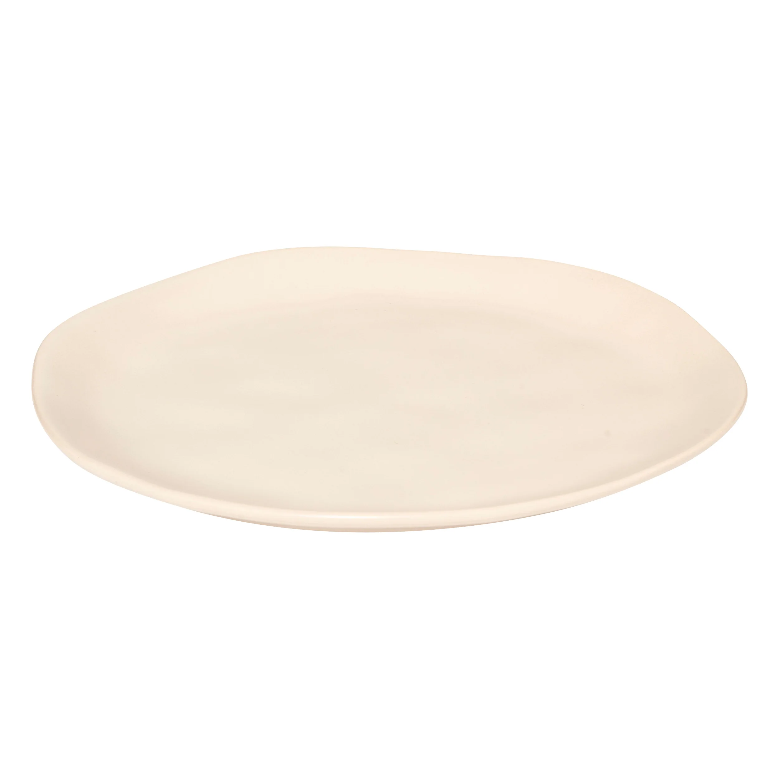 PIATTO DESSERT IRREGOLARE - PANNA - Woodlume