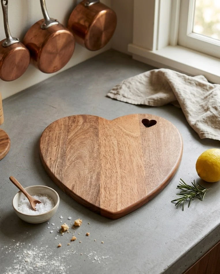 TAGLIERE A CUORE WOODLUME - Woodlume