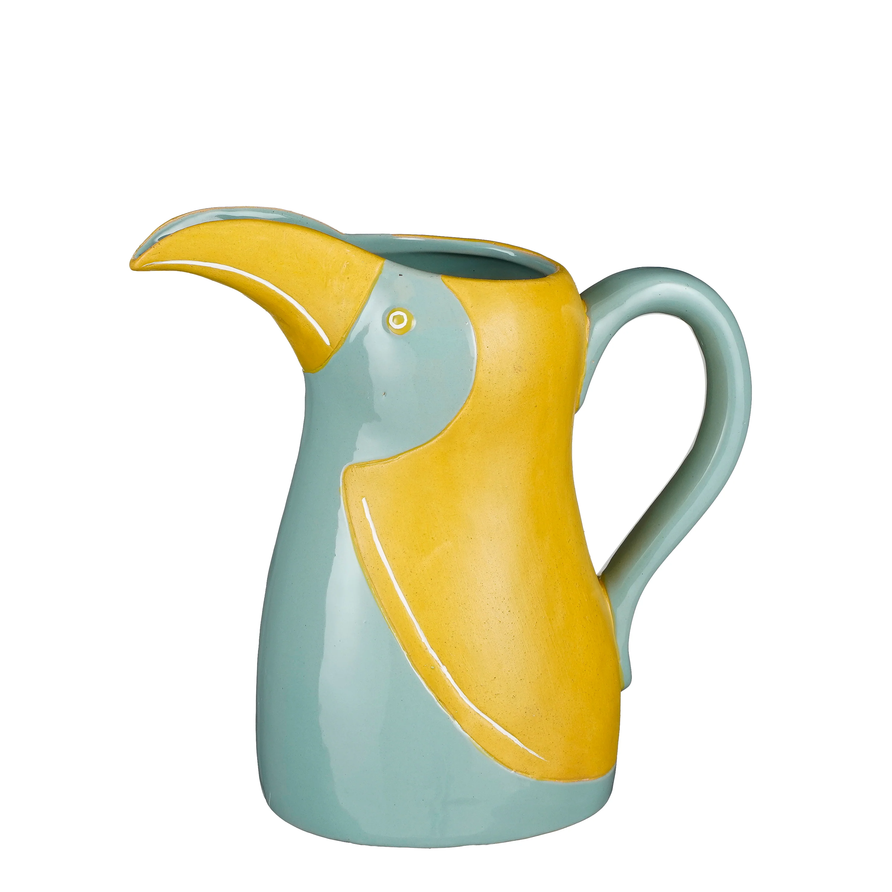 VASO TUCANO - GIALLO E AZZURRO - Woodlume