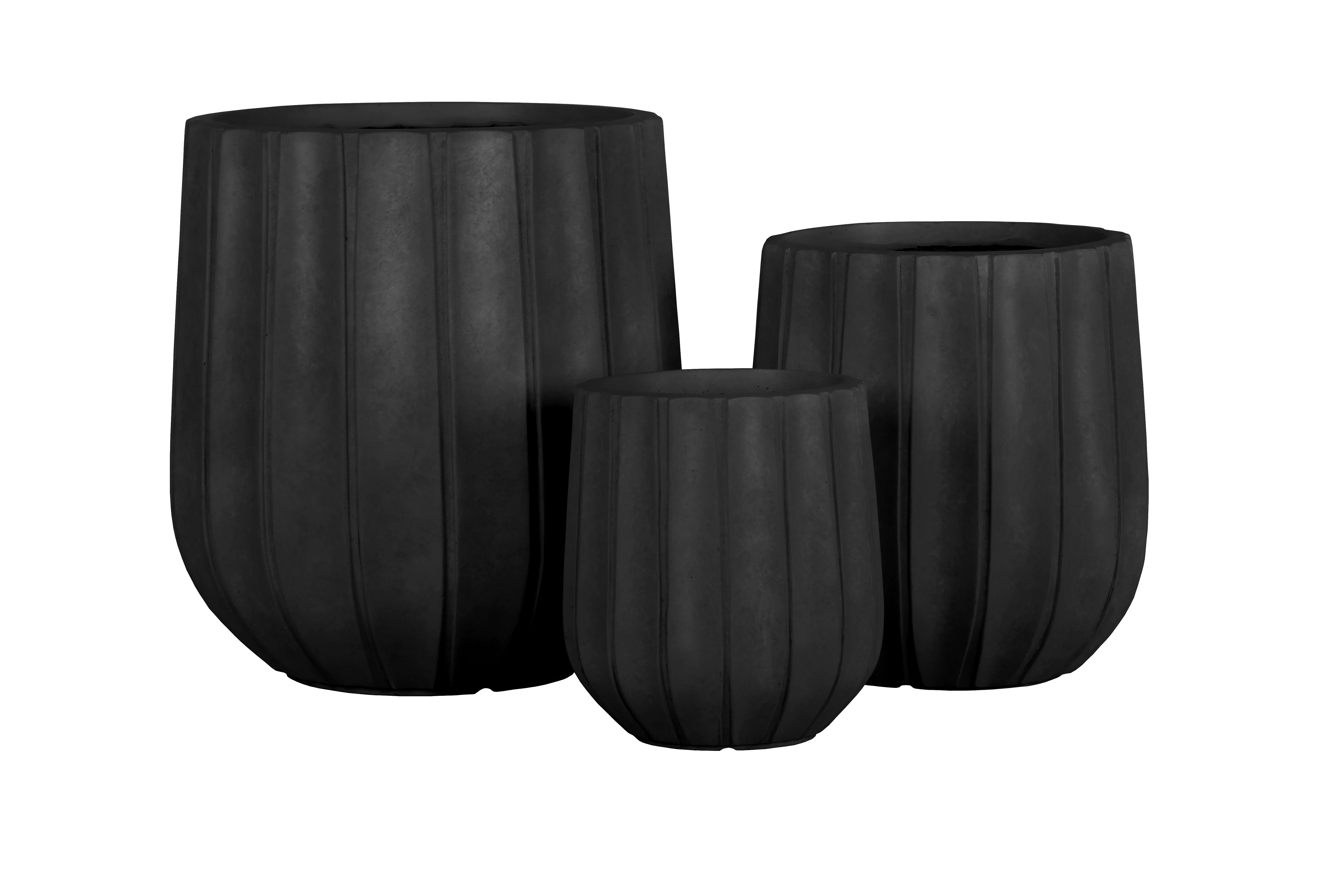 VASO OSLO NERO - 3 MISURE - Woodlume