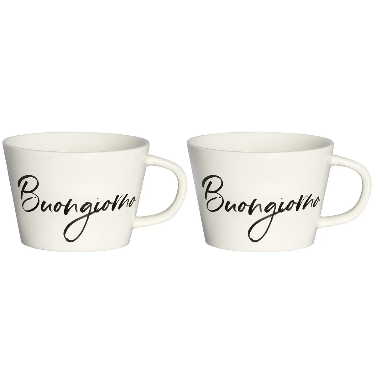 SET 2 TAZZE COLAZIONE BUONGIORNO - Woodlume