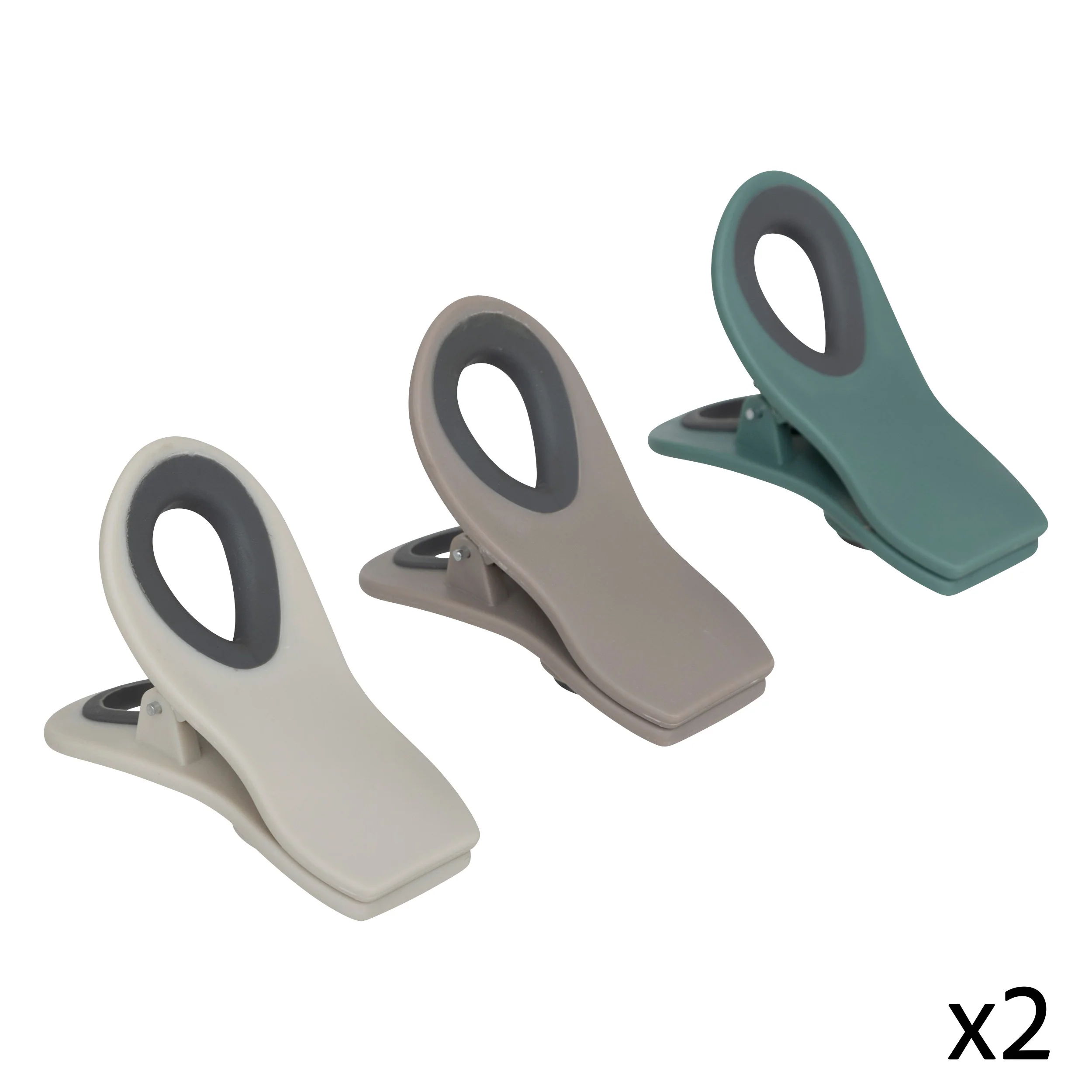 SET 6 PINZE MAGNETICHE A CHIUSURA ERMETICA - Woodlume