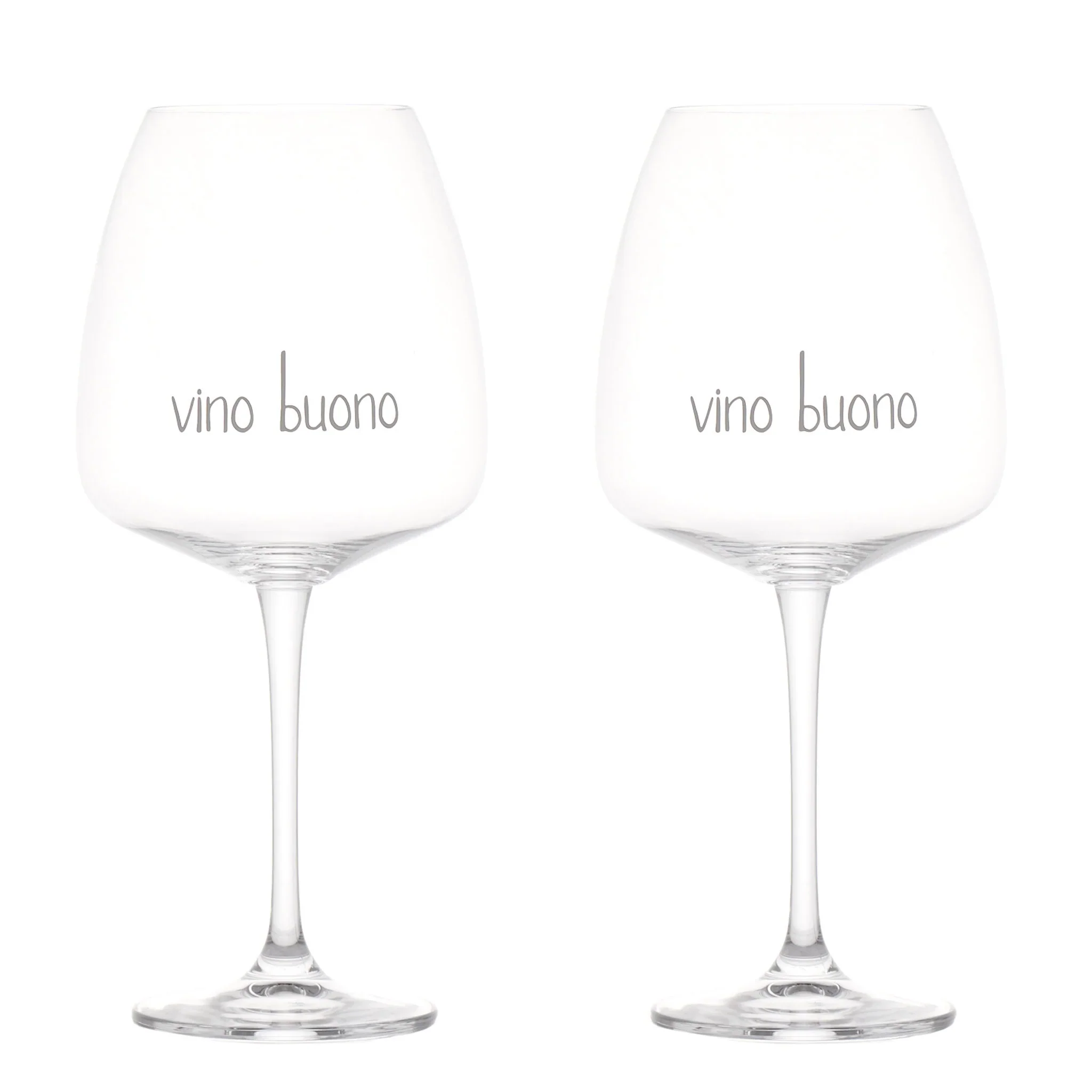 SET 2 CALICI VINO BUONO - Woodlume