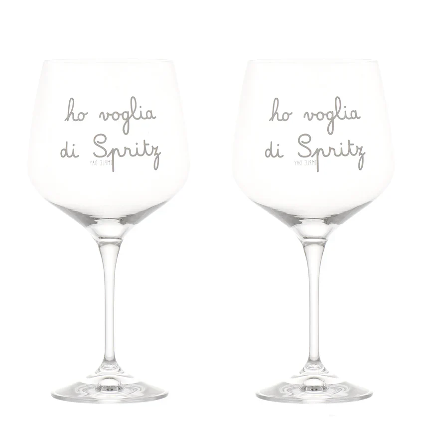 SET 2 CALICI HO VOGLIA DI SPRITZ - Woodlume